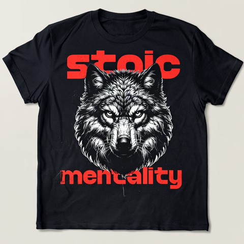 Stoic Mentality Black T-Shirt – Casual Everyday Wear
