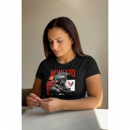 Female momento mori t-shirt