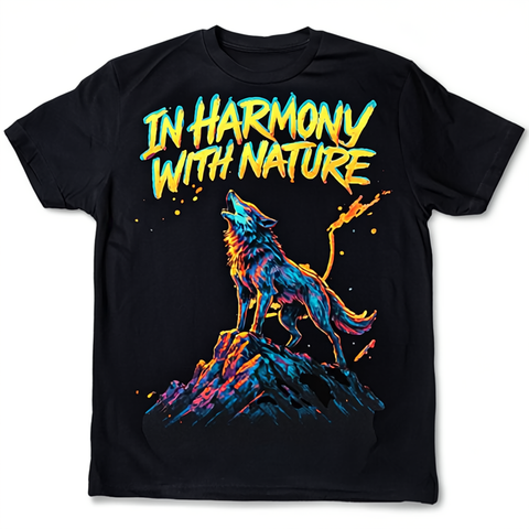 In Harmony With Nature T-Shirt – Everyday Casual Tee
